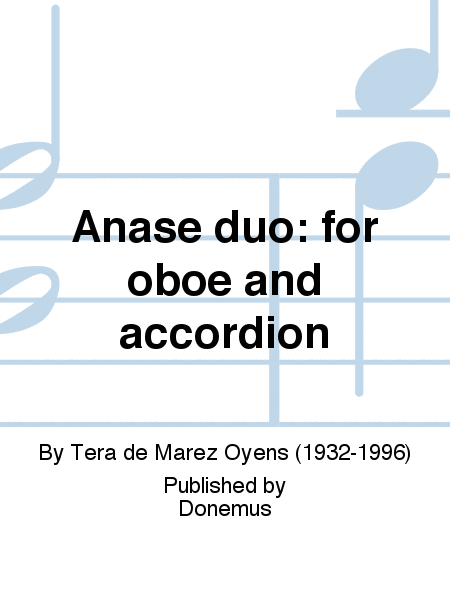 Anase duo: for oboe and accordion