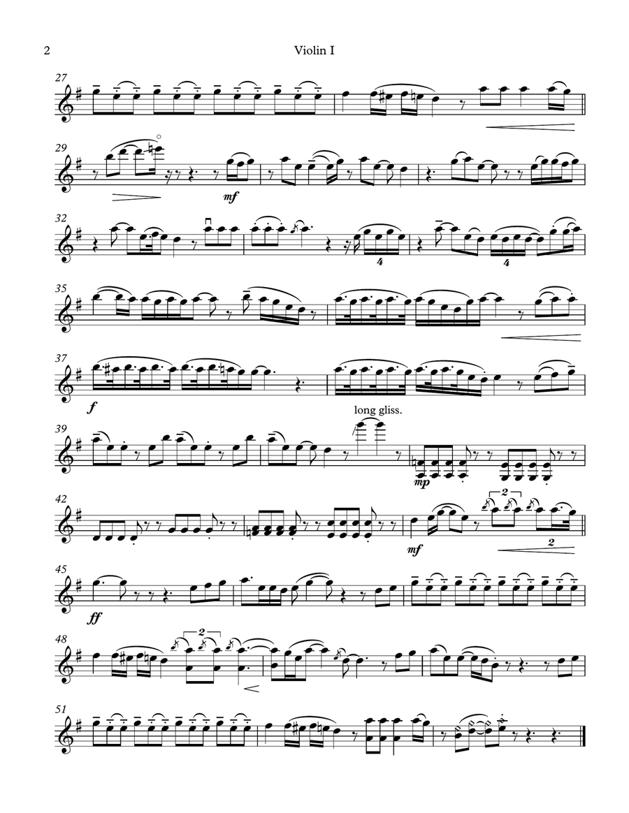 Love On The Brain String Quartet scores gallery preview page 2