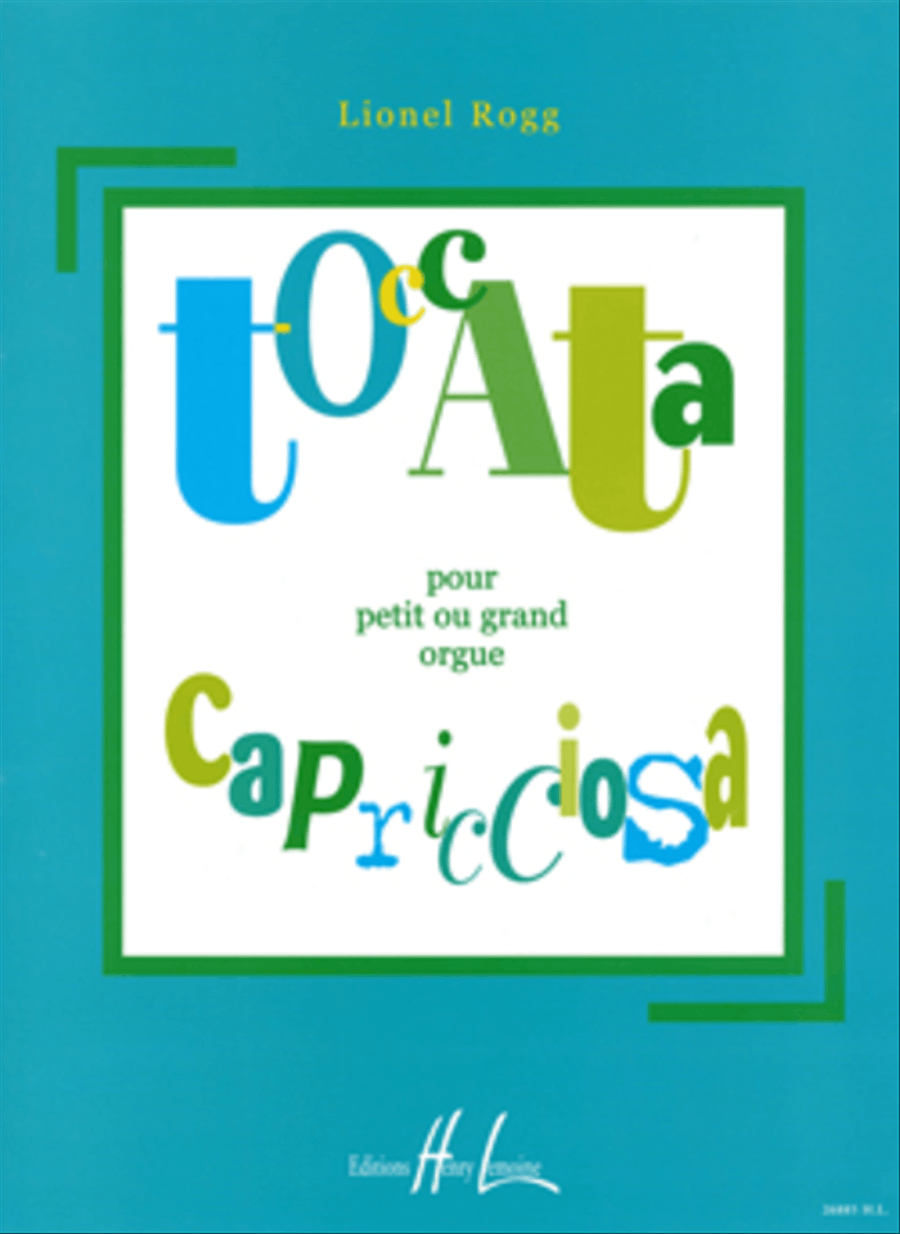 Toccata Capricciosa Organ scores gallery preview page 1