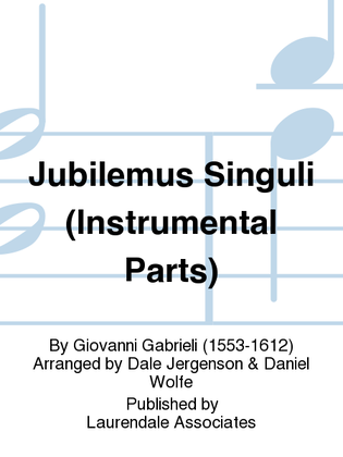 Jubilemus Singuli (Instrumental Parts)