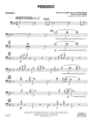 Perdido (arr. Paul Murtha) - Trombone 1