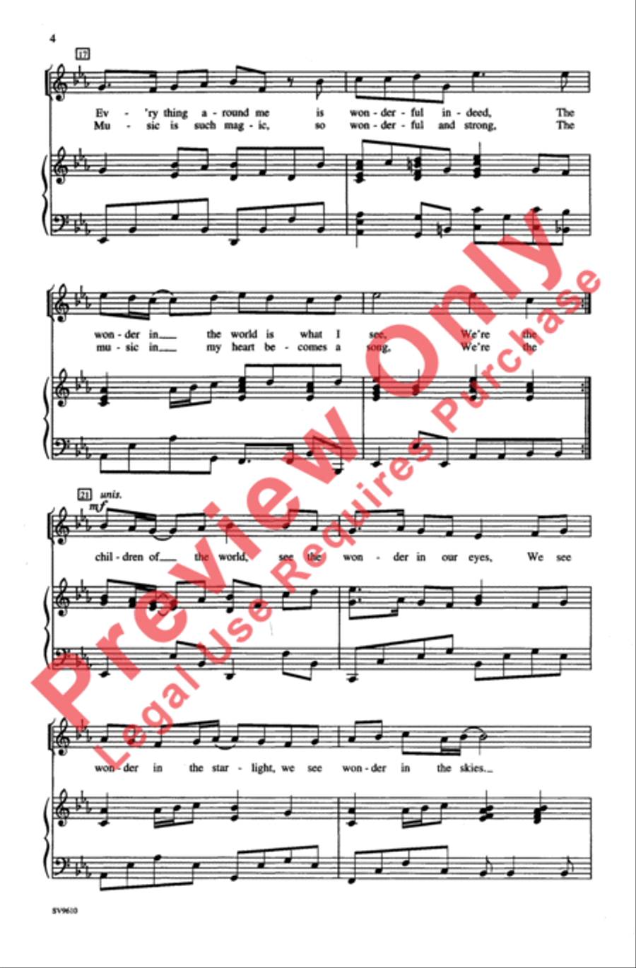Children of the World 2-Part scores gallery preview page 4