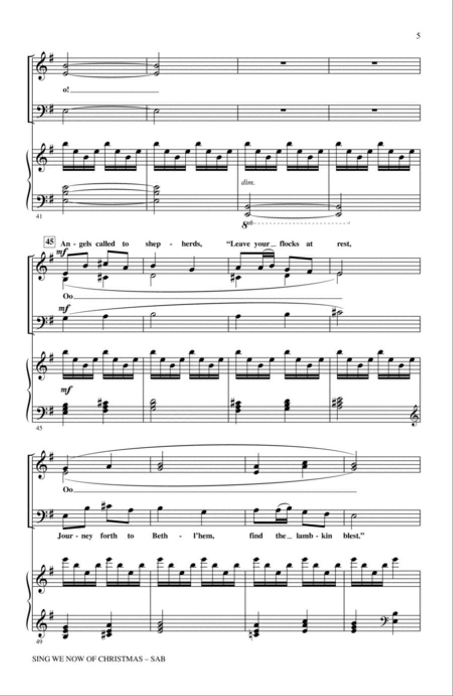 Sing We Now Of Christmas Sing We Now Of Christmas 3-Part scores gallery preview page 4