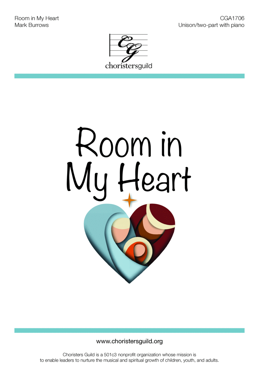 Room in My Heart - Unison/two-part Unison Choir scores gallery preview page 1