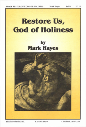 Book cover for Restore Us, God of Holiness