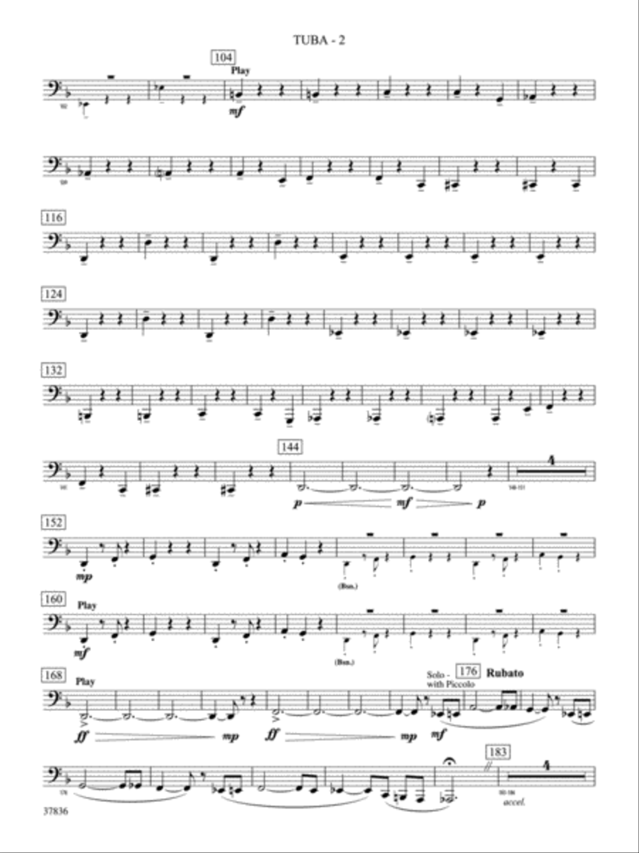 Smoke and Mirrors: Tuba Concert Band scores gallery preview page 2