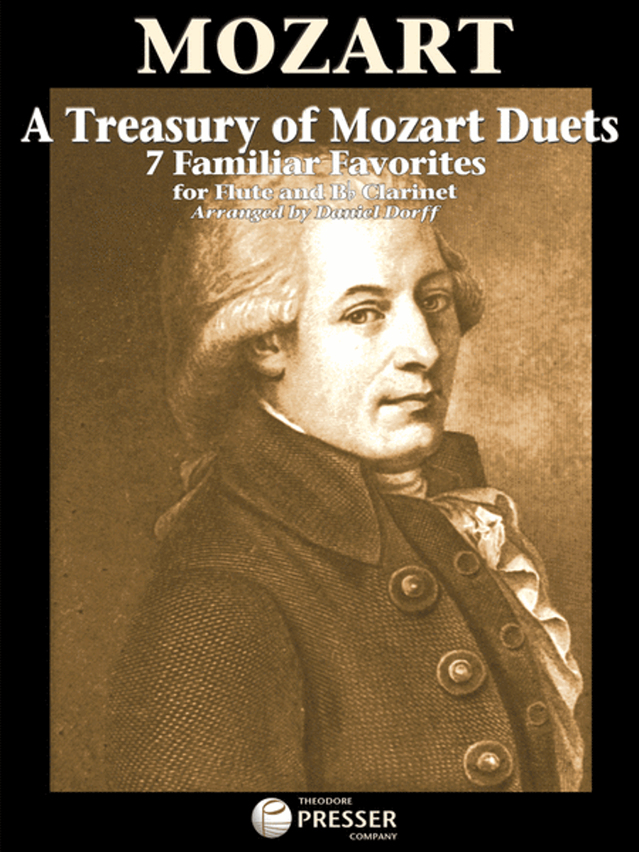 A Treasury of Mozart Duets Chamber Music scores gallery preview page 1