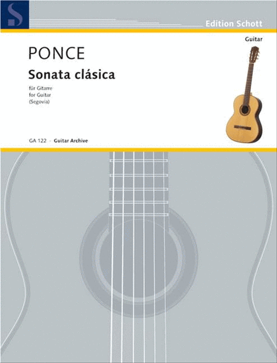 Sonata Classica: Homage to Sor Acoustic Guitar scores gallery preview page 1