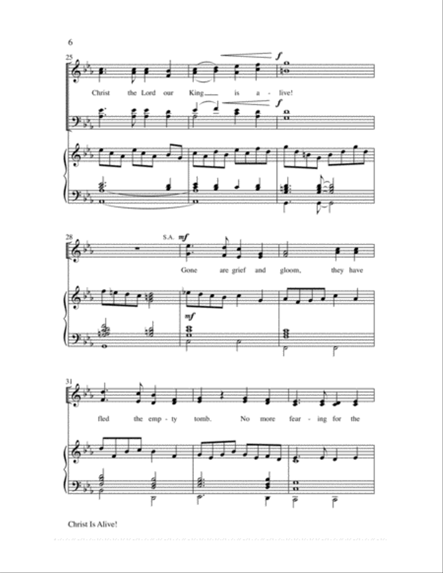 Christ Is Alive! Choir scores gallery preview page 5