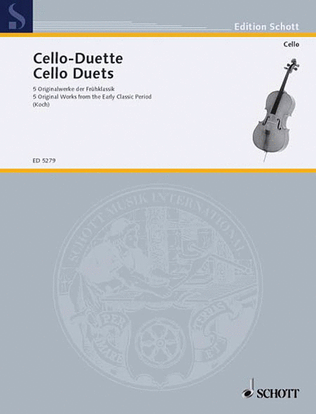 Book cover for Cello Duets Vol. 1