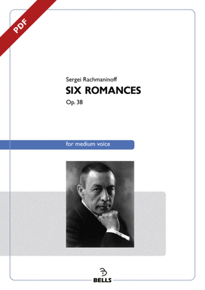 Book cover for Six Romances, Op. 38