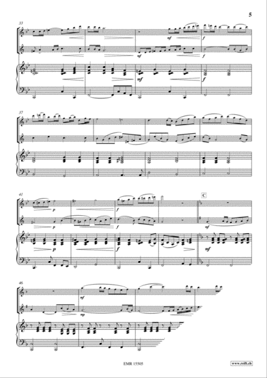 Capriccio Woodwind Ensemble scores gallery preview page 5