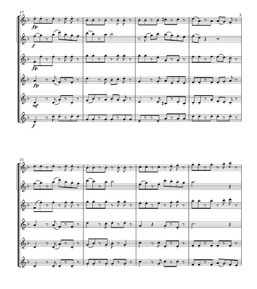 Tango for Flute Choir- (6 C Flutes) Intermediate image number null