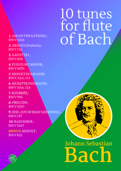 10 tunes for FLUTE of Bach image number null
