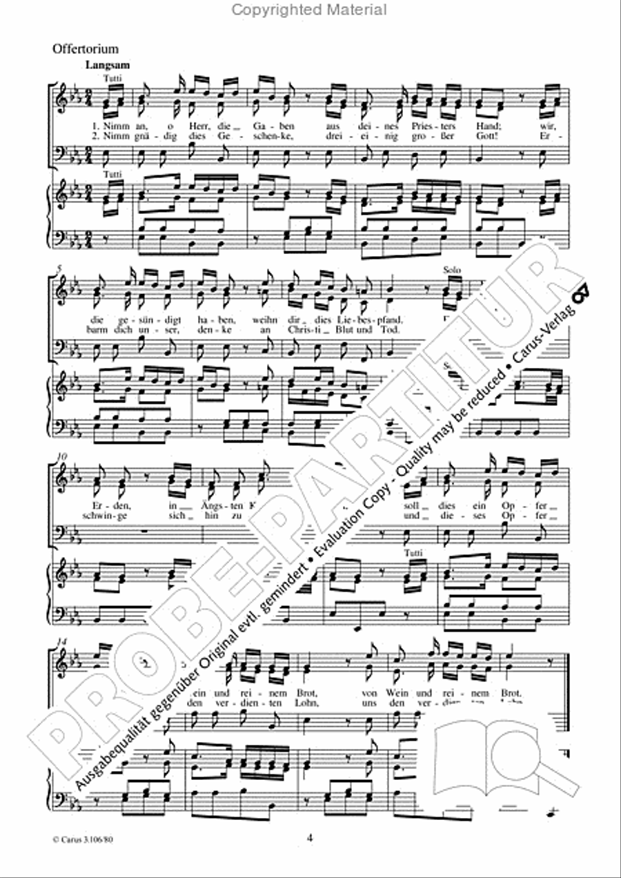 Deutsche Messe Deutsche Messe 3-Part scores gallery preview page 5