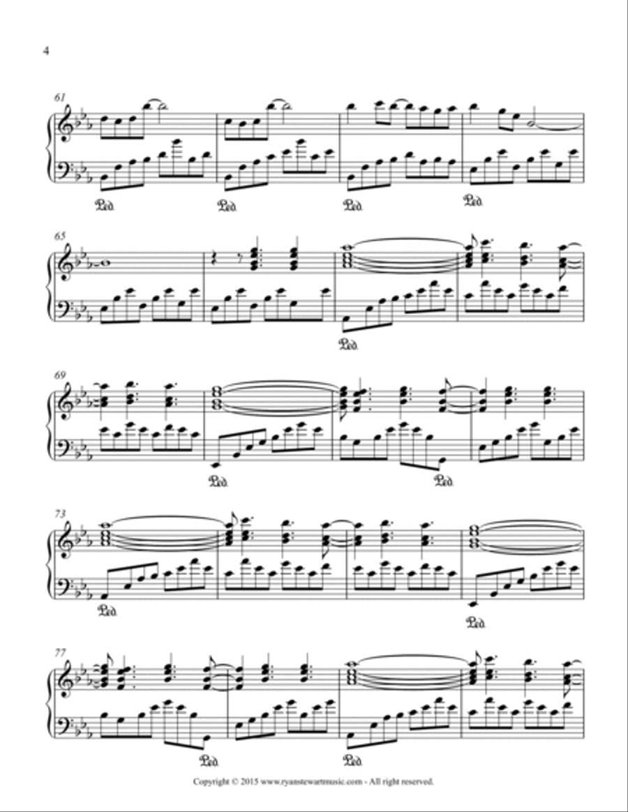 When We Met (Solo Piano) Piano Solo scores gallery preview page 4