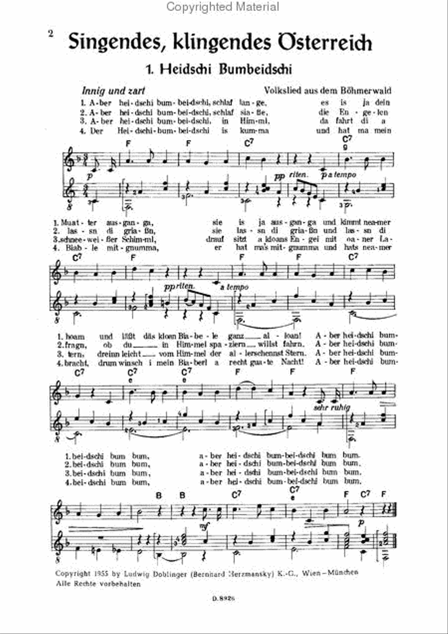 Singendes, klingendes Osterreich Voice scores gallery preview page 2