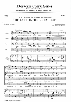 Book cover for The Lark In The Clear Air