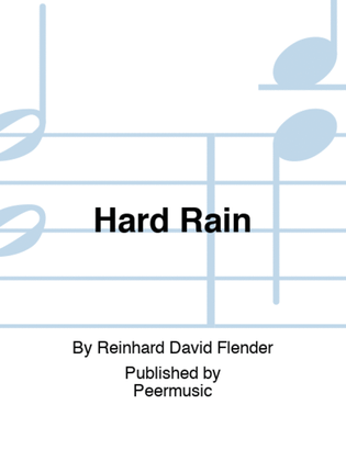 Book cover for Hard Rain