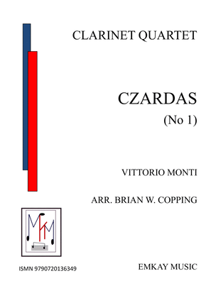 CZARDAS N0 1 - CLARINET QUARTET