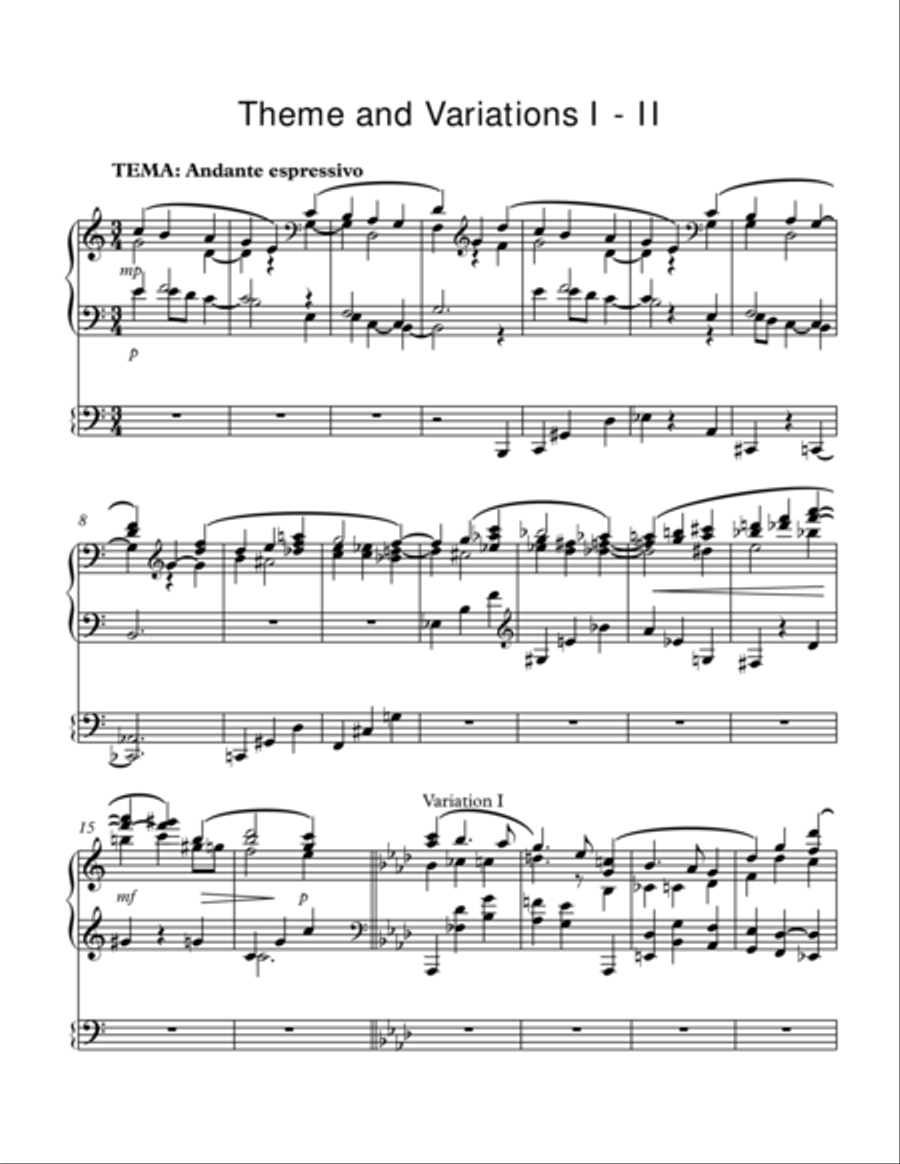 Impersonata: Movements II, III & IV Piano Solo scores gallery preview page 2