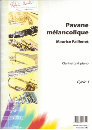 Book cover for Pavane melancolique