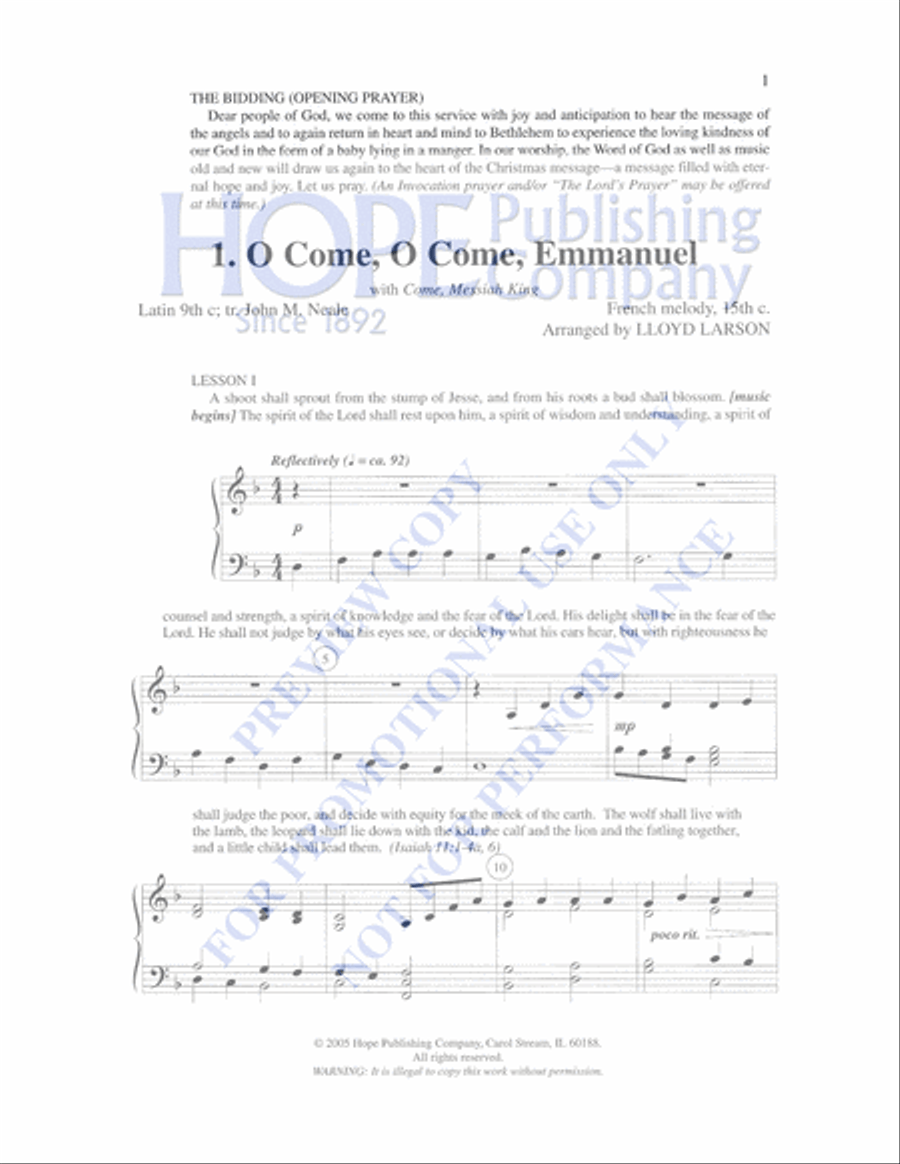 Emmanuel 4-Part scores gallery preview page 5