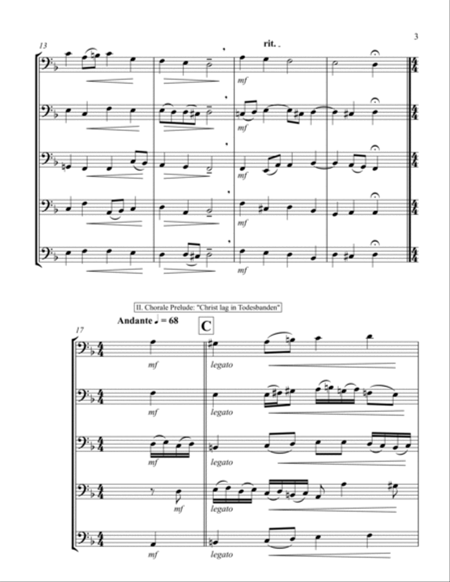 Three selections based on 