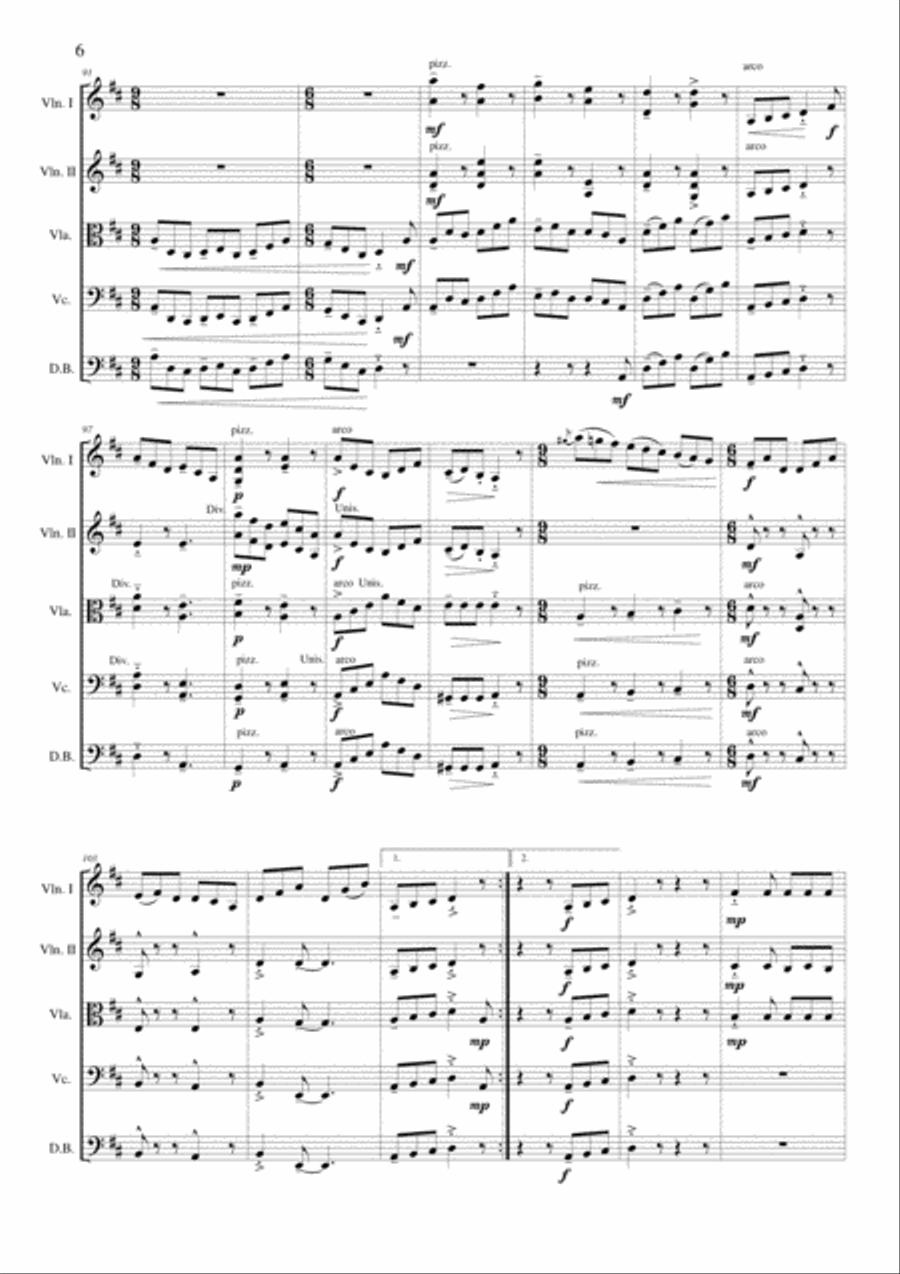Coleraine Jigs Coleraine Jigs String Orchestra scores gallery preview page 6