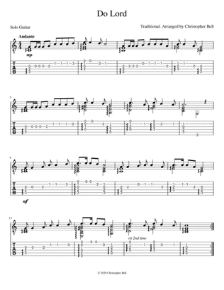 Do Lord - Chord Melody