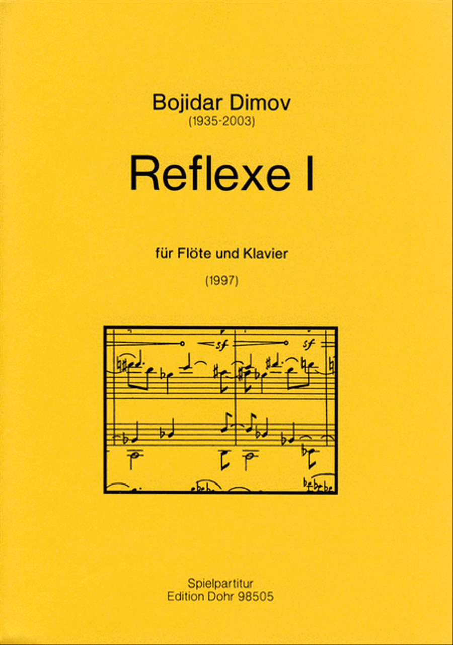 Reflexe I für Flöte und Klavier (1997) Flute Solo scores gallery preview page 1