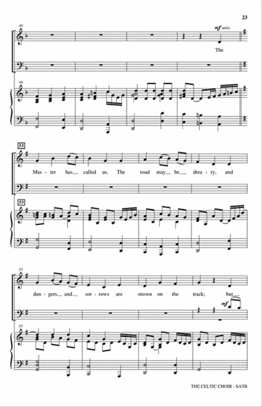 The Celtic Choir 4-Part scores gallery preview page 7