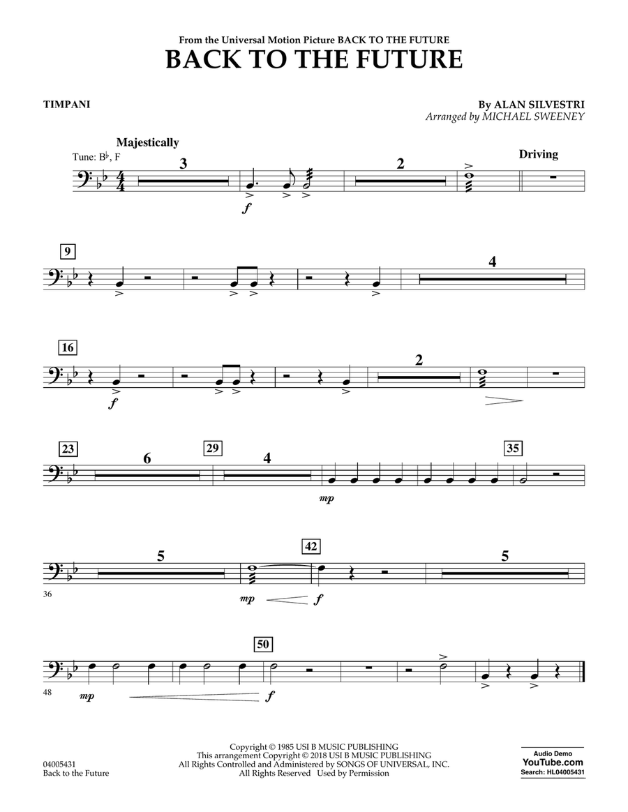 Back to the Future - Timpani
