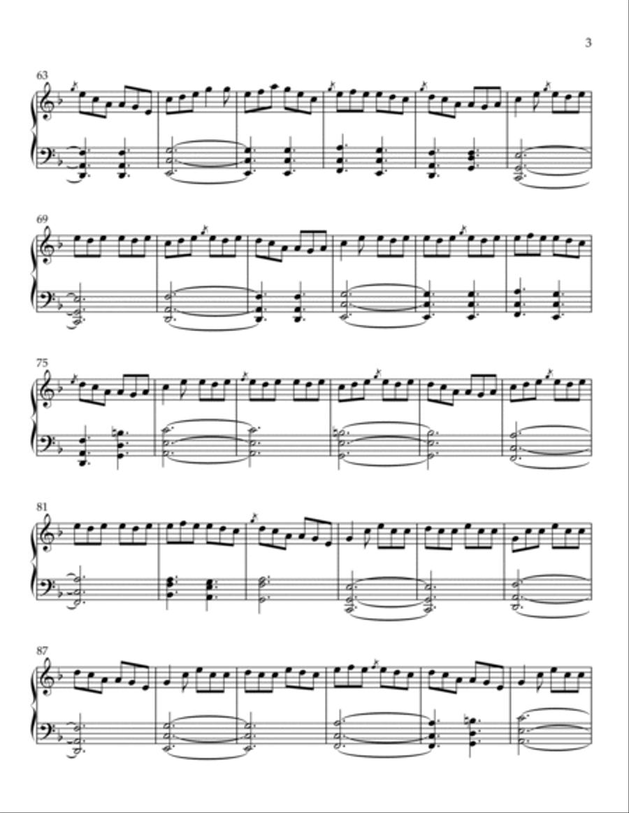 THE LARK IN THE MORNING Piano Solo scores gallery preview page 4