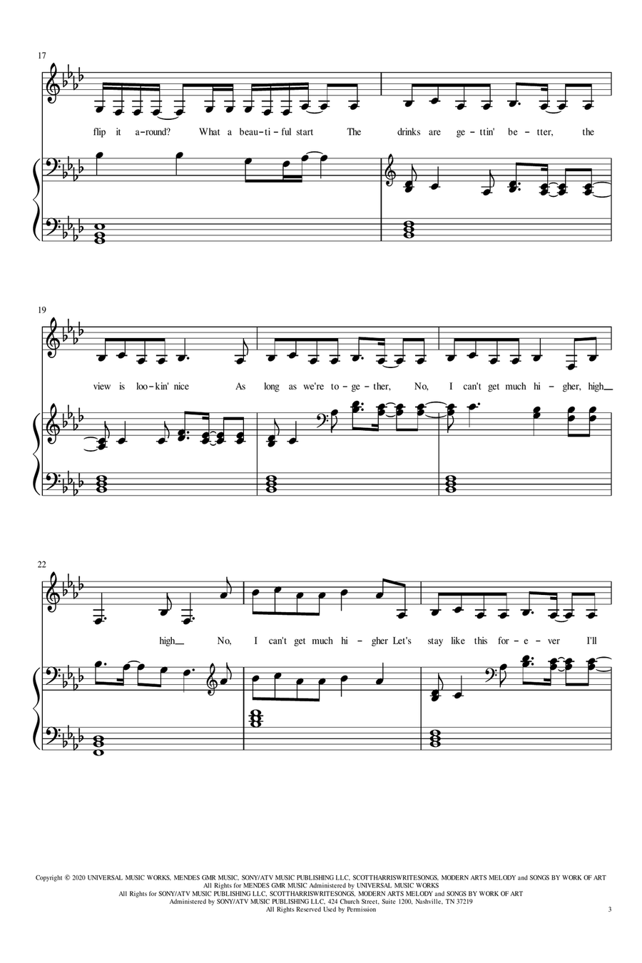 Higher Piano scores gallery preview page 3
