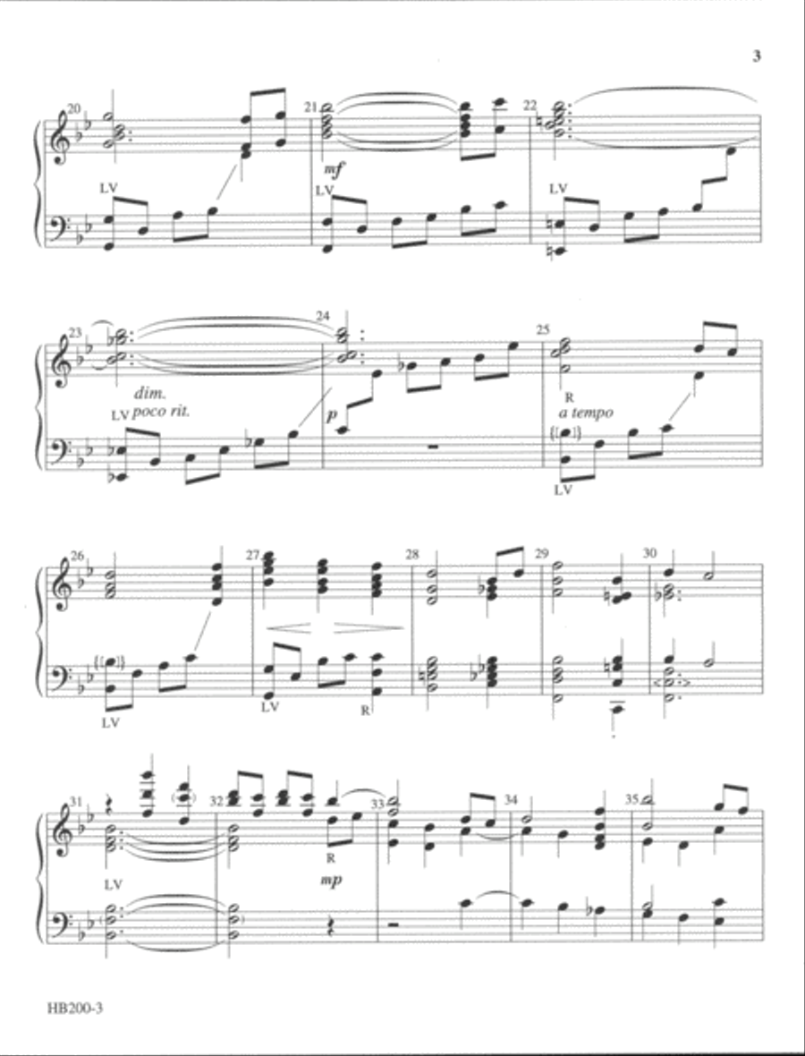 My Shepherd Will Supply My Need - Kinyon 5-Octaves scores gallery preview page 3
