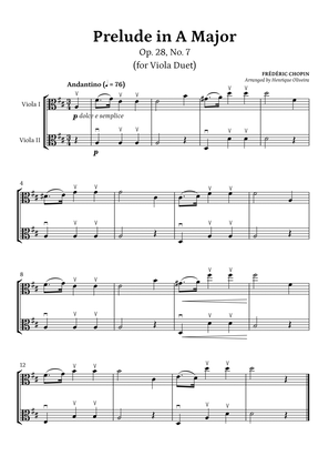 Prelude Op. 28, No. 7 (Viola Duet) - Frédéric Chopin