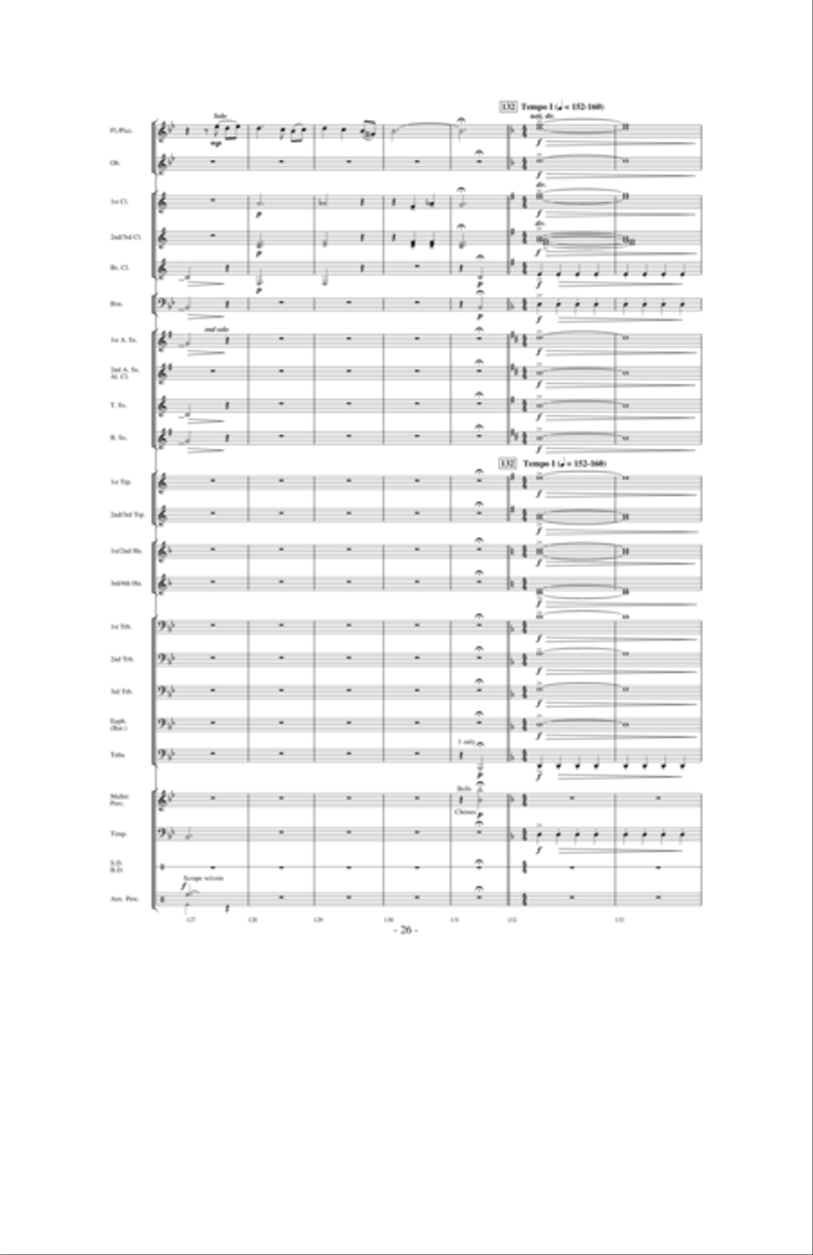 Dancing With The Wind Concert Band scores gallery preview page 25