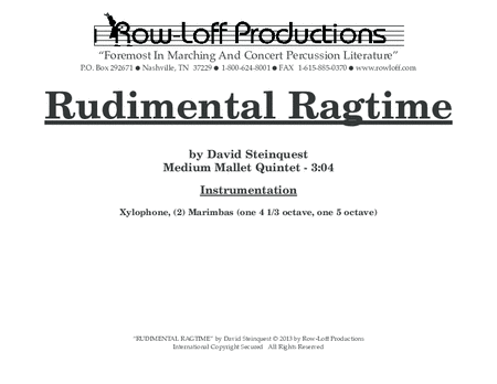 Rudimental Ragtime Quintet