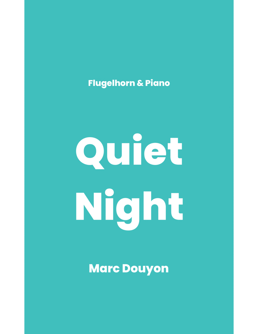 Quiet Night Flugelhorn scores gallery preview page 1