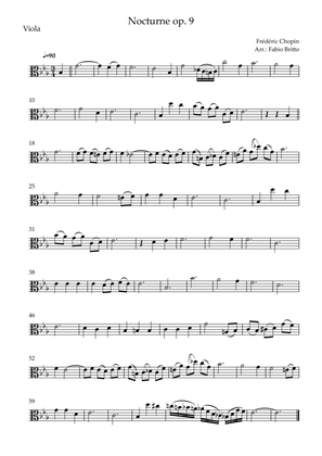 Nocturne Op.9 No. 2 (Frédéric Chopin) for Viola Solo