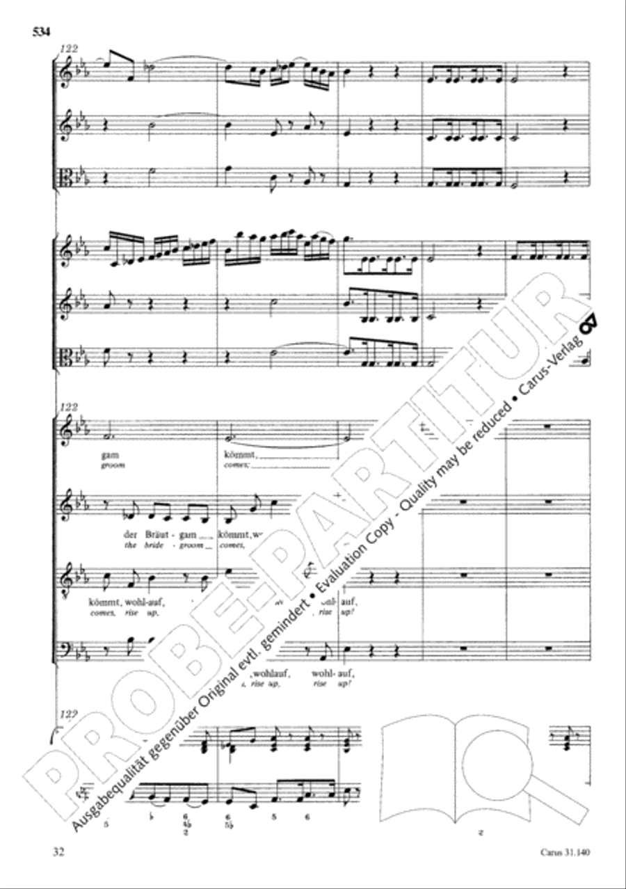 The Complete Sacred Vocal Works (Das geistliche Vokalwerk) Voice scores gallery preview page 535