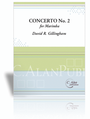 Book cover for Concerto No. 2 for Marimba (piano reduction)
