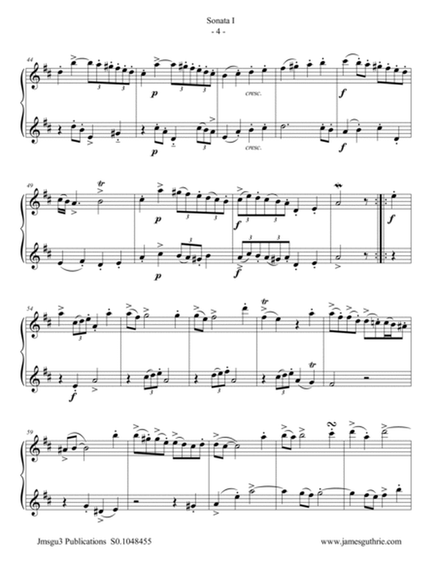 Sammartini: Sonata Op.1 No.1 for Oboe Duo image number null