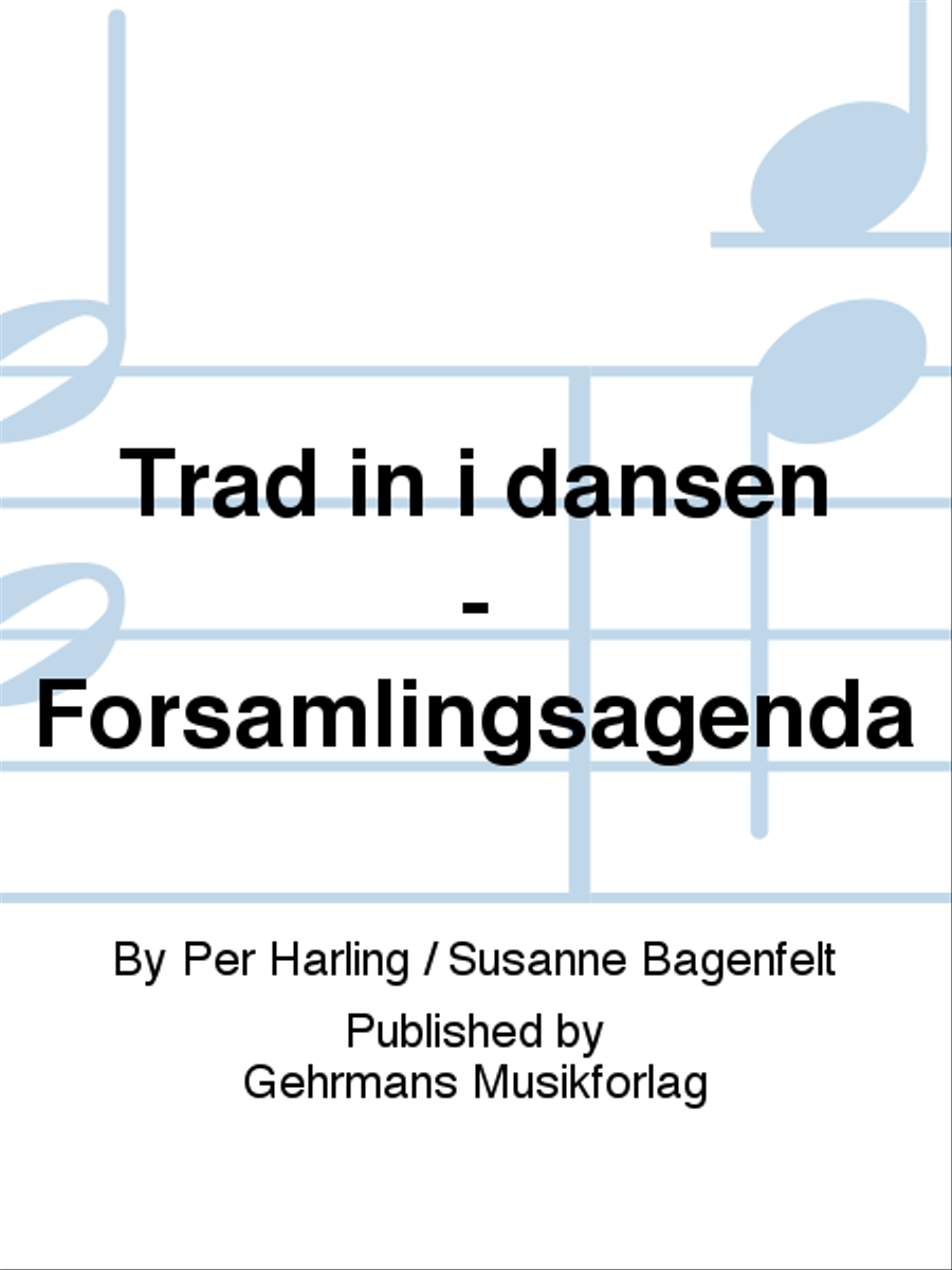 Trad in i dansen - Forsamlingsagenda 4-Part scores gallery preview page 1