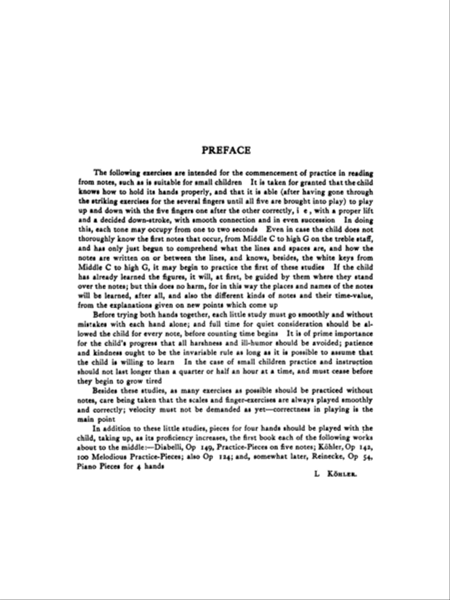 The Very Easiest Studies, Op. 190 Piano Method scores gallery preview page 3