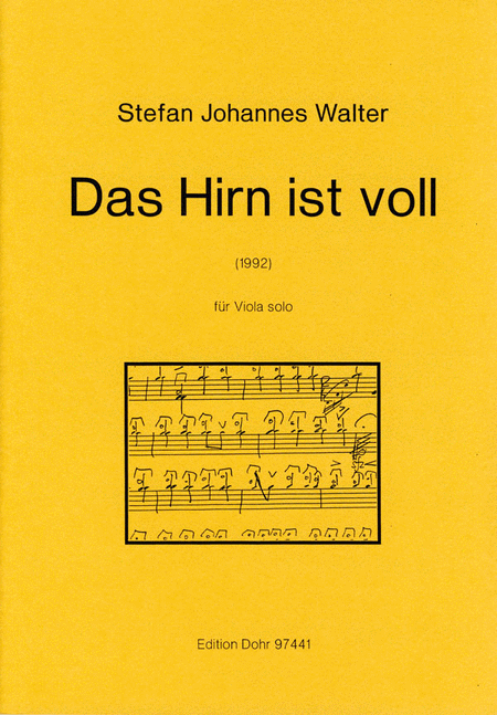 Das Hirn ist voll für Viola solo (1992)