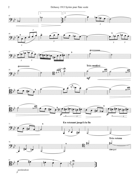 Debussy Syrinx Bassoon Solo