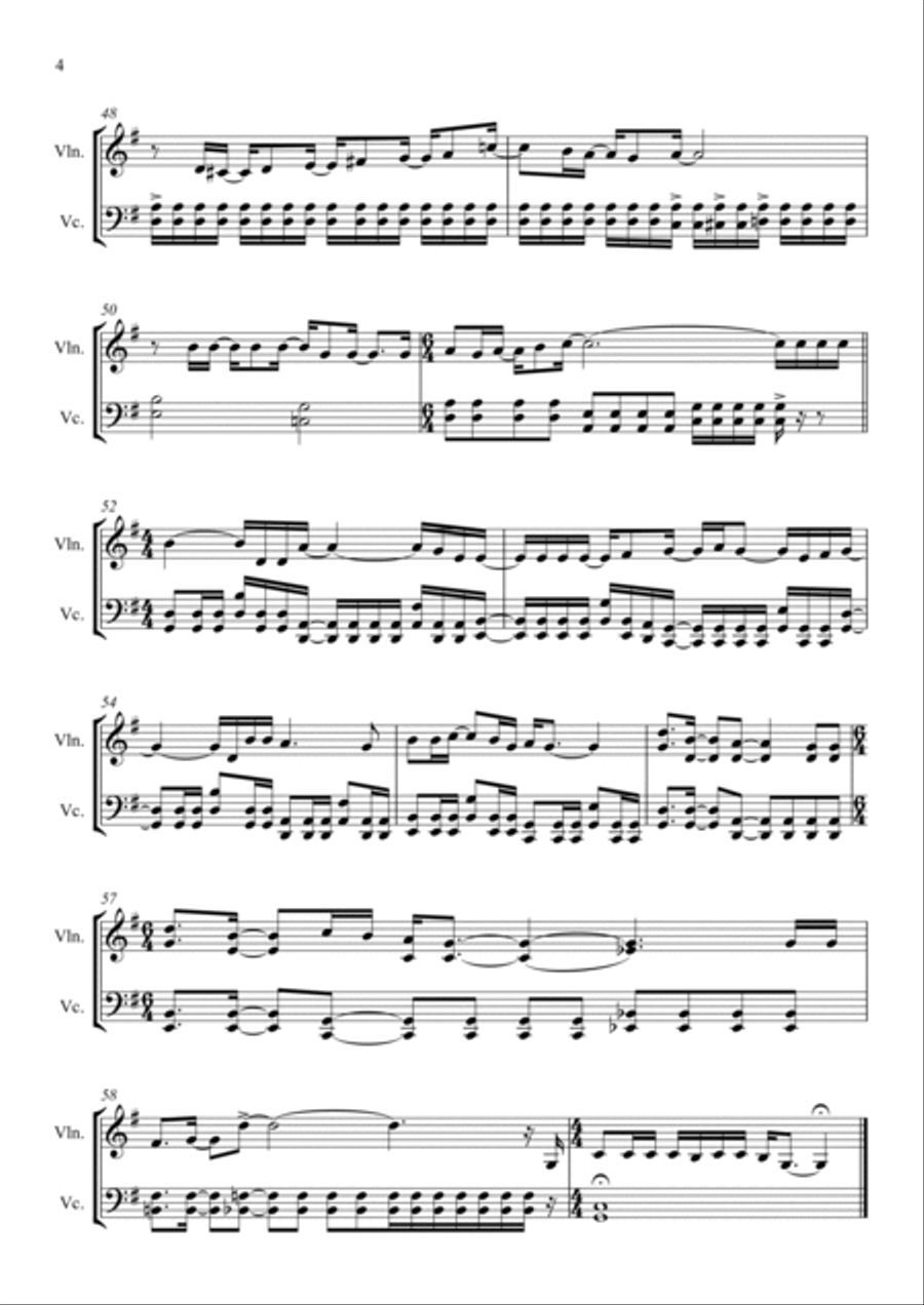 Let It Go (from Frozen) Score and Parts scores gallery preview page 5