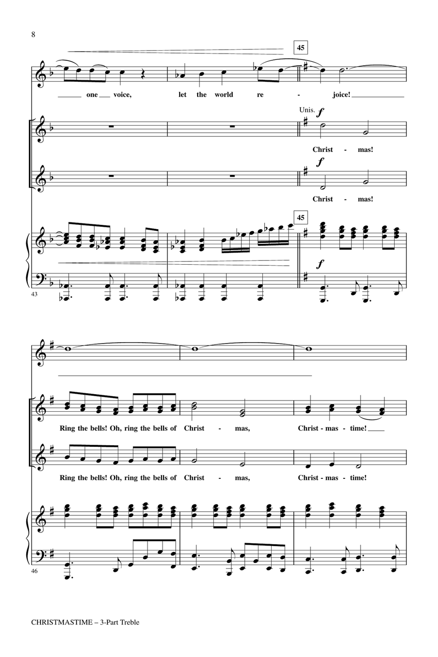 Christmastime Christmastime 3-Part scores gallery preview page 6